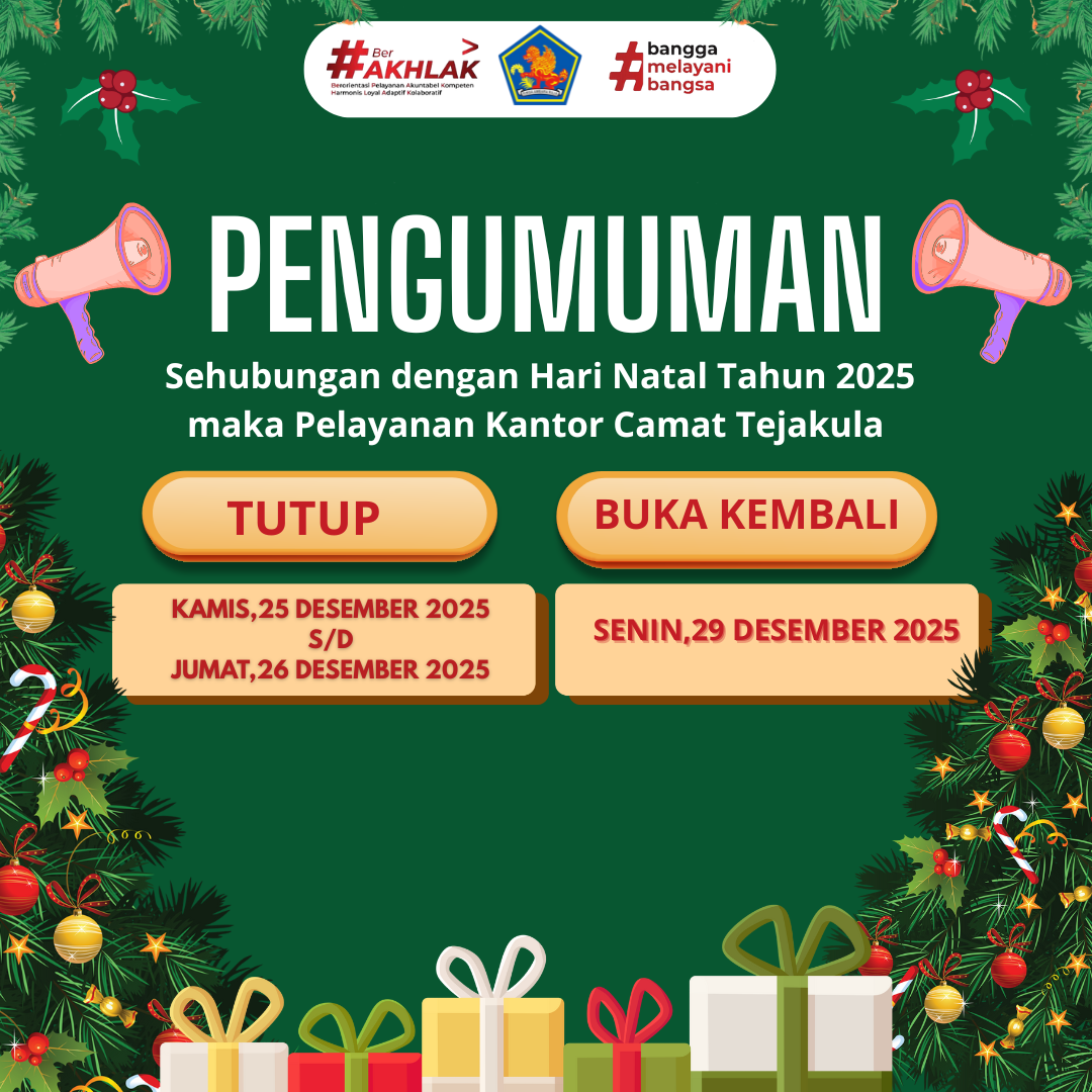 PENGUMUMAN HARI LIBUR NATAL TAHUN 2025