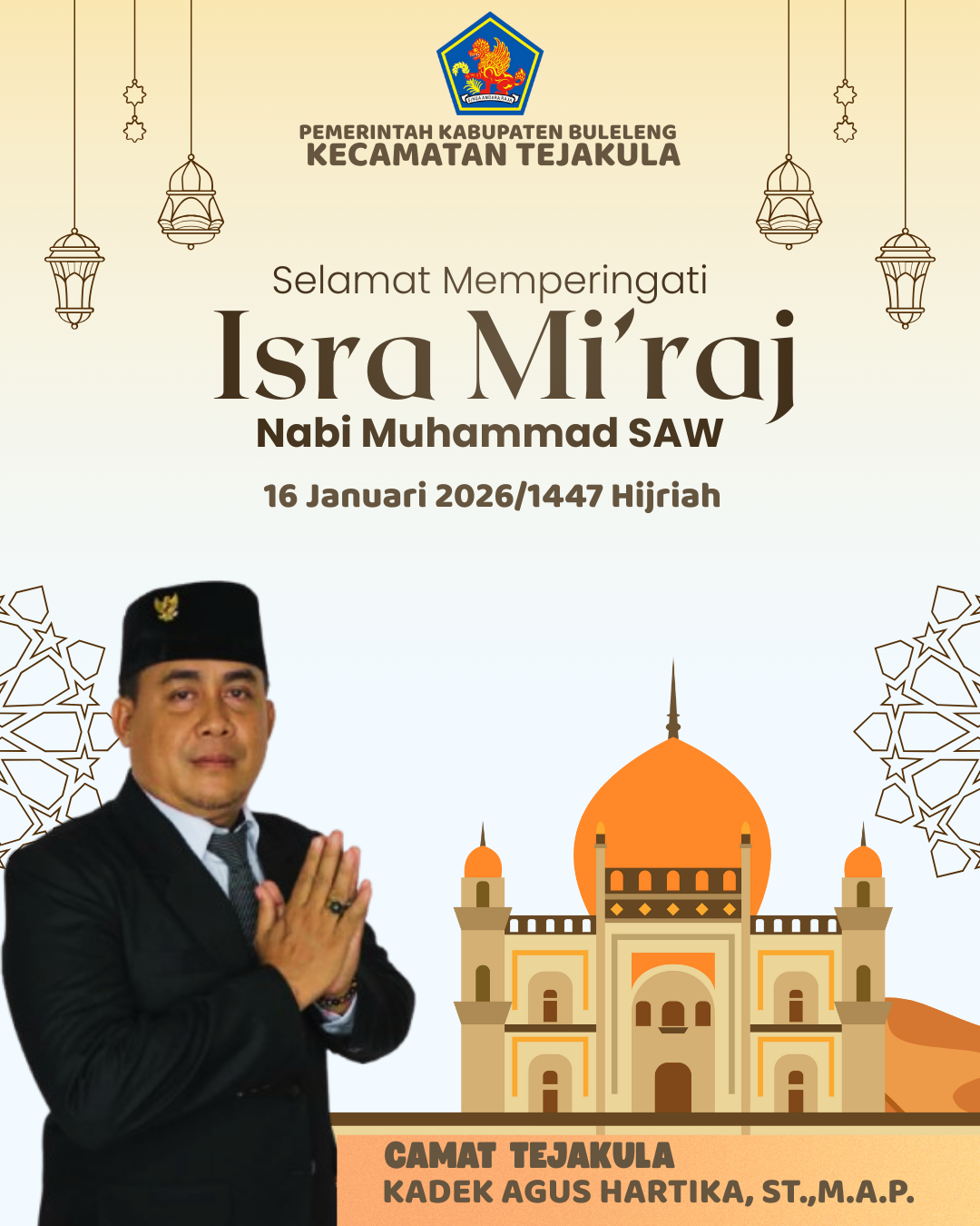 Selamat Memperingati Isra Mi’raj Nabi Muhammad SAW 1447 H