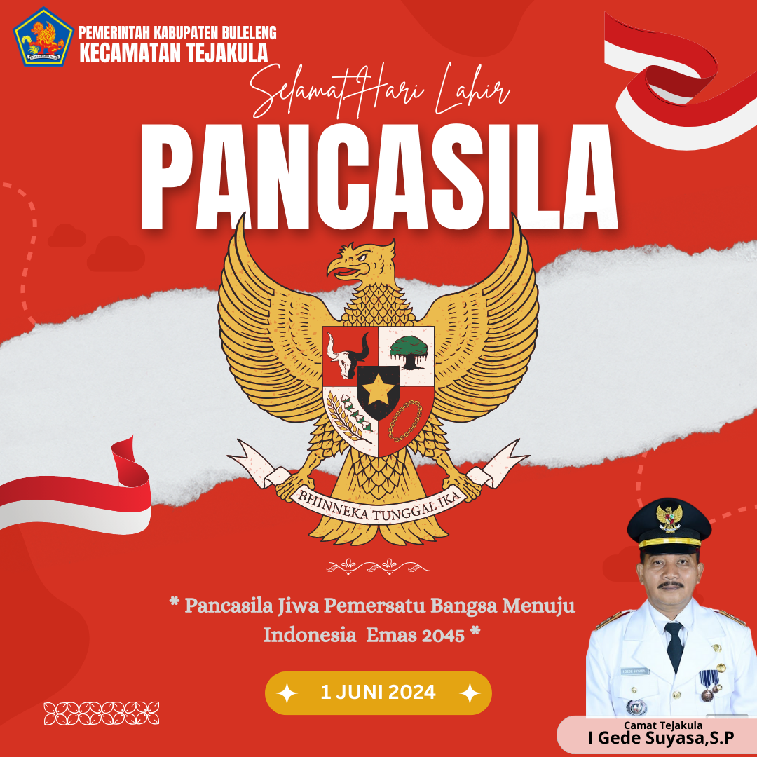 Selamat memperingati Hari Lahir Pancasila 2024