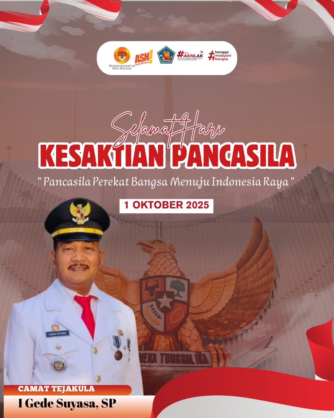 Selamat hari Kesaktian Pancasila 2025